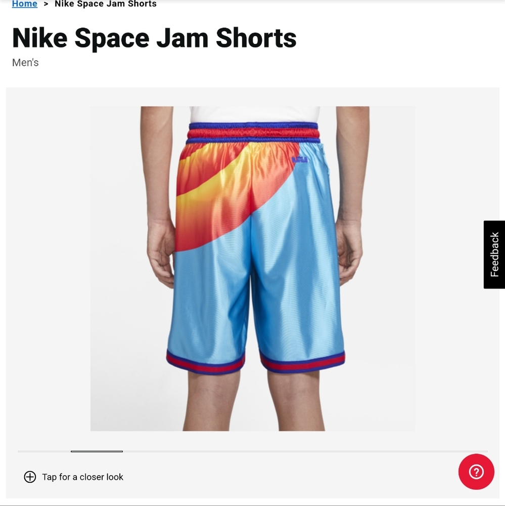 Nike Space Jam shorts